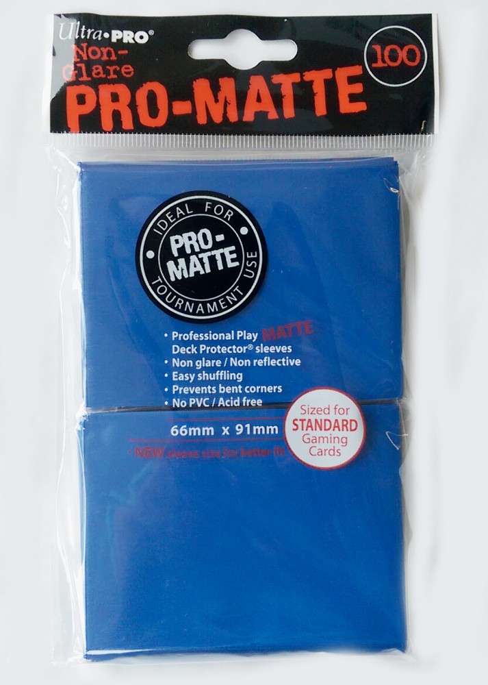 100 Ultra Pro Card Protector Sleeves ProMatte Farbe auswählen 66