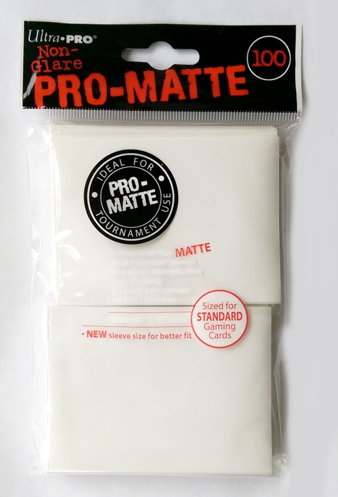 100 Ultra Pro Card Protector Sleeves ProMatte Farbe auswählen 66