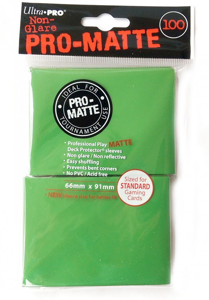 100 Ultra Pro Card Protector Sleeves ProMatte Farbe auswählen 66
