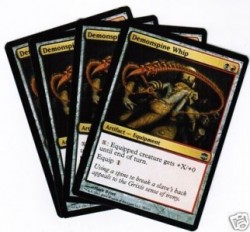 Wizards of the Coast 4x Demonspine Whip ! Alara Reborn ! engl. NM