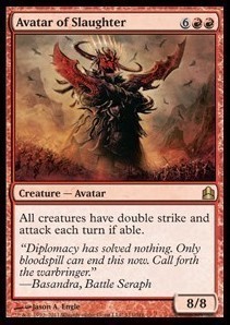 1x Avatar of Slaughter ! EDH Commander ! engl. NM