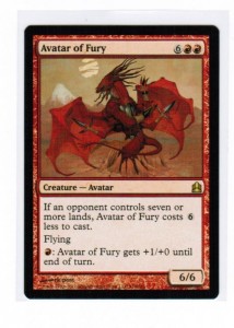 1x Avatar of Fury ! Commander EDH ! engl. NM