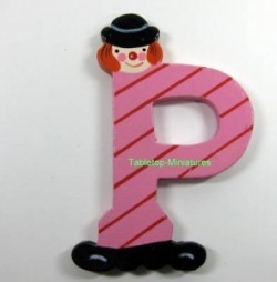 Sevy "Sevi Holzbuchstabe " P " Clown"