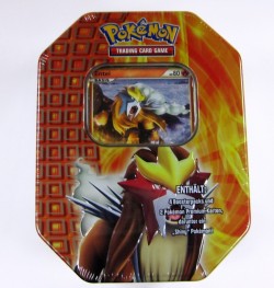 Pokemon PL Tin Deck Box #18 Entei