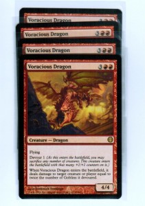 Wizards of the Coast 4x Voracious Dragon Duel Decks KvD ! engl. NM MtG